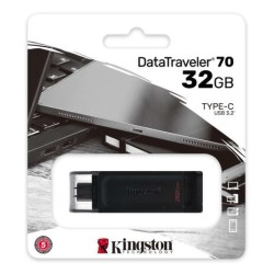 KINGSTON PENDRIVE DT70 32GB BLACK KINGSTON PENDRIVE DT70 32GB BLACK